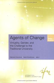 Front cover of Agents of change by Gabriele Kreutzner