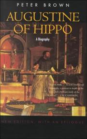 Cover of Augustine of Hippo by Peter Robert Lamont Brown