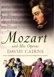 Front cover of Mozart and his operas by David Cairns