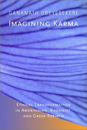 Cover of Imagining Karma by Gananath Obeyesekere