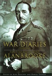 Front cover of War diaries, 1939-1945 by Alanbrooke, Alan Brooke Viscount
