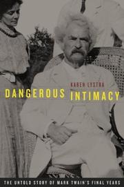 Cover of Dangerous intimacy by Karen Lystra