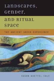 Front cover of Landscapes, Gender, and Ritual Space by Susan Guettel Cole