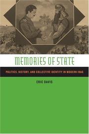 Front cover of Memories of State by Eric Davis