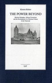 Front cover of The Power Beyond (Studies on African History) by Kristen Ruther