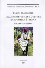 Front cover of Islamic History and Culture in Southern Ethiopia by Ulrich Braukamper