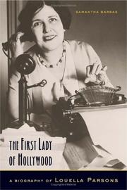 Front cover of The first lady of Hollywood by Samantha Barbas