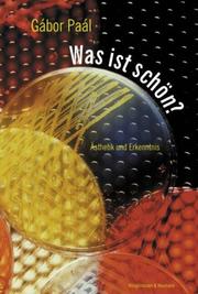 Front cover of Was ist schön? Ästhetik und Erkenntnis by Gabor Paal