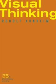 Cover of Visual thinking by Rudolf Arnheim