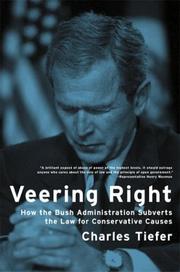 Cover of Veering right by Charles Tiefer