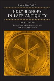 Front cover of Holy Bishops in Late Antiquity by Claudia Rapp