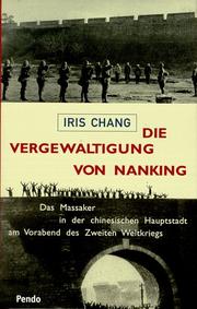 Cover of Die Vergewaltigung von Nanking by Iris Chang