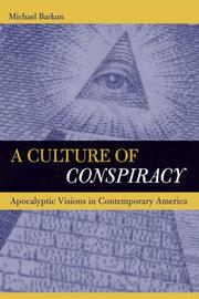 Front cover of A Culture of Conspiracy by Michael Barkun