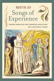 Front cover of Songs of Experience by Martin Jay