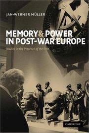 Front cover of Memory and Power in Post-War Europe by Jan-Werner Müller
