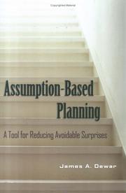 Cover of Assumption-Based Planning by James A. Dewar
