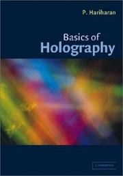 Front cover of Basics of Holography by P. Hariharan