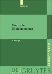 Cover of Montrealer Übereinkommen by Fabian Reuschle