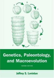 Cover of Genetics, Paleontology and Macroevolution by Jeffrey S. Levinton