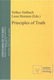 Cover of Principles of Truth by Volker Halbach