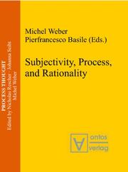 Cover of Subjectivity, process, and rationality by Pierfrancesco Basile
