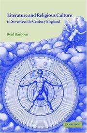 Cover of Literature and religious culture in seventeenth-century England by Reid Barbour