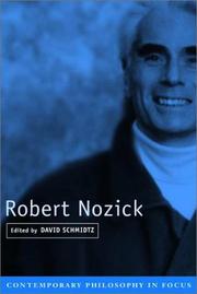 Front cover of Robert Nozick (Contemporary Philosophy in Focus) by David Schmidtz