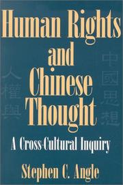 Front cover of Human Rights in Chinese Thought by Stephen C. Angle