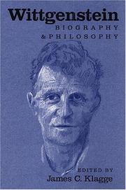 Cover of Wittgenstein by James C. Klagge