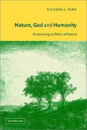 Front cover of Nature, God and Humanity by Richard L. Fern