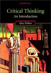 Cover of Critical thinking by Alec Fisher