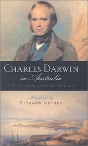 Front cover of Charles Darwin in Australia by F. W. Nicholas