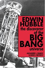 Front cover of Edwin Hubble, the discoverer of the big bang universe by Alexander S. Sharov