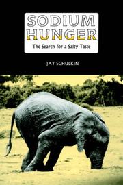 Cover of Sodium Hunger by Jay Schulkin