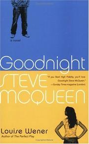 Front cover of Goodnight Steve McQueen by Louise Wener