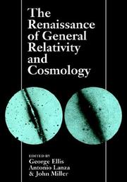 Front cover of Renaissance of General Relativity and Cosmology by Ellis, George