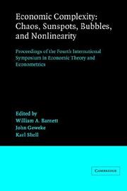 Cover of Economic complexity by William A. Barnett