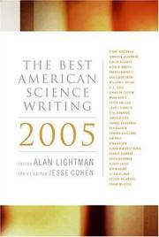 Front cover of The Best American Science Writing 2005 by Alan P. Lightman