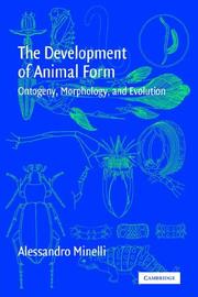 Front cover of The Development of Animal Form by Alessandro Minelli