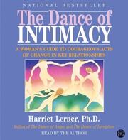 Cover of The Dance of Intimacy by Harriet Goldhor Lerner