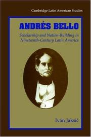 Cover of Andrés Bello by Ivan Jaksic