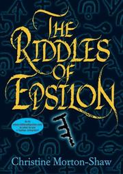 Front cover of The Riddles of Epsilon by Christine Morton-shaw
