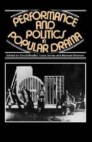 Front cover of Performance and politics in popular drama by David Bradby