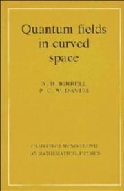 Cover of Quantum fields in curved space by N. D. Birrell