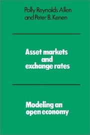 Front cover of Asset Markets and Exchange Rates by Polly Reynolds Allen
