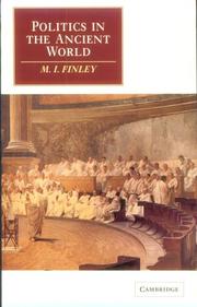 Front cover of Politics in the ancient world by M. I. Finley