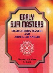 Front cover of Early Sufi Masters by Masood Ali Khan