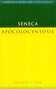 Cover of Apocolocyntosis by Seneca the Younger