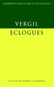 Front cover of The pastoral poems by Publius Vergilius Maro