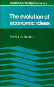 Front cover of The evolution of economic ideas by Phyllis Deane